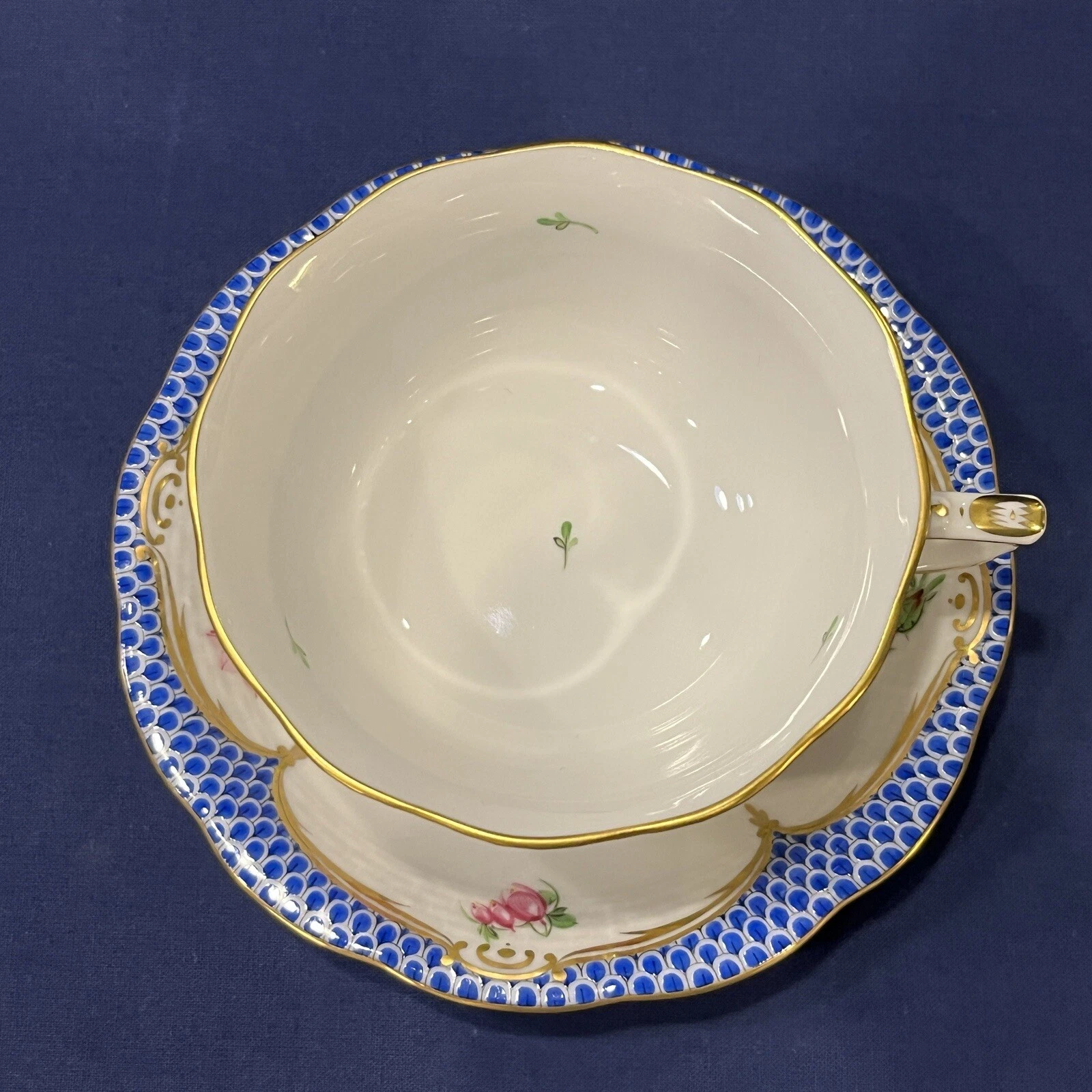Herend Printemps Cup & Saucer - Thumbnail 2