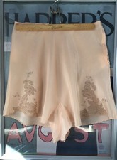 1930's silk and Lace tap pants - Small Medium 29 waist