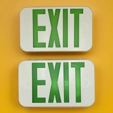 LED Emergency Exit Sign - One or Two Sided