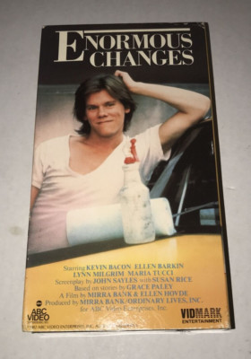 VIDMARK Enormous Changes (1983) VHS Tape Movie Video Kevin Bacon Maria Tucci
