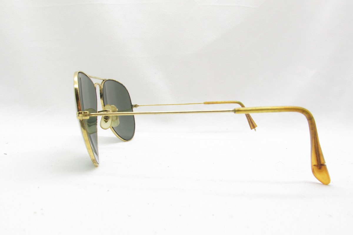 RAY-BAN AVIATOR METAL SUNGLASSES USA 58-125 113091 | eBay