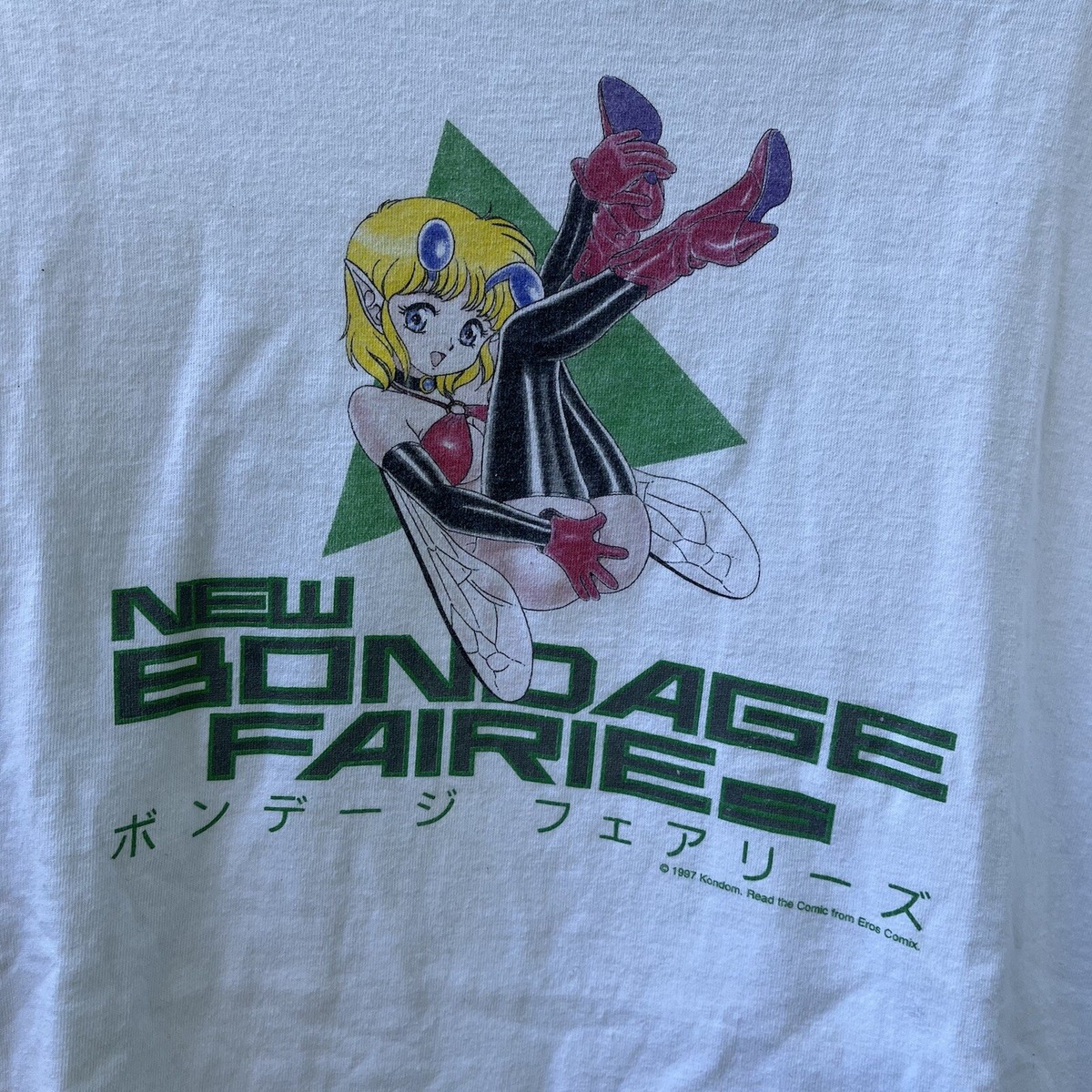 Rare VTG 1997 New Bondige Fairies T-shirt Sz XL Anime comix Rare VTG 1997 New Bondige Fairies T-shirt Sz XL Anime comix