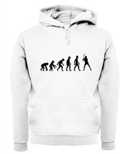 Evolution of Man Baseball - Adult Hoodie / Sweater - Base Ball Player Bat Love
