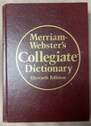 Merriam-Webster's Collegiate Dictionary, 11th Edition, Burgundy Leather-Look,... — photo 1