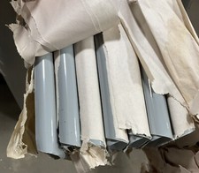 Americana Aluma Vue 84-in Wide x 25-in Grey Fixed Window Awning (PANELS ONLY)