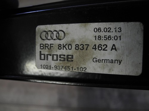 Audi A4 S4 RS4 B8 8K Facelift Fensterheber vorne rechts VR 8K0837462A