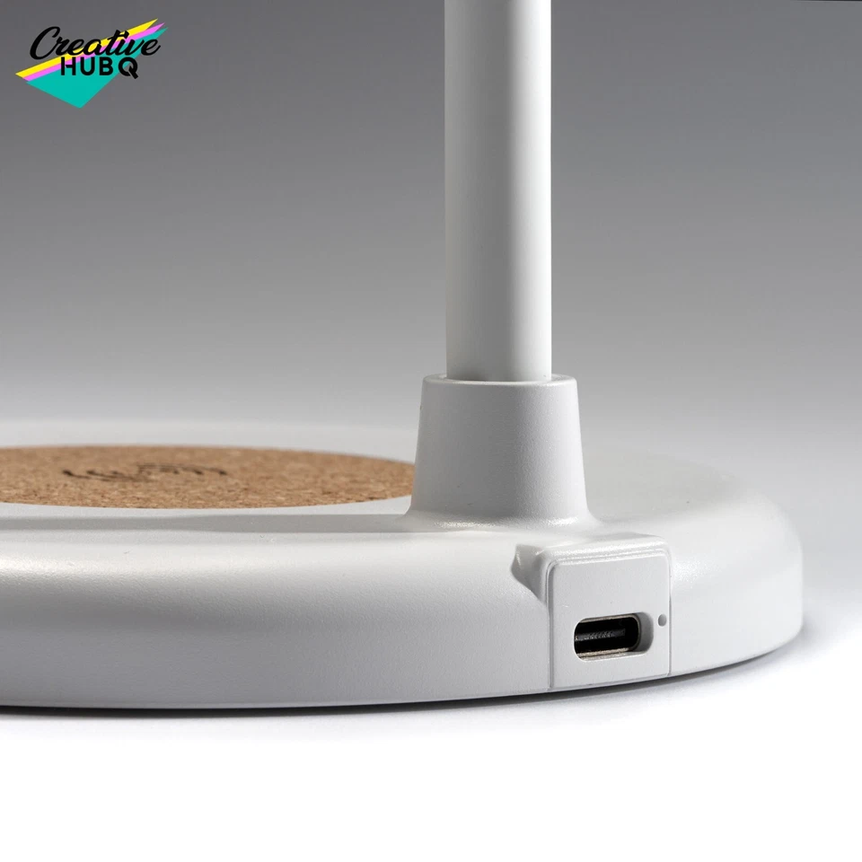 Lampada da Tavolo Led Touch Cassa BLUETOOTH Caricatore Wireless Ricarica Rapida - Immagine 3 di 4