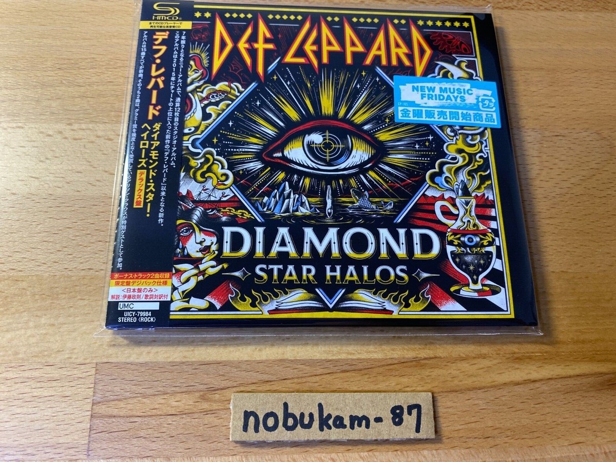 DEF LEPPARD Diamond Star Halos w/ 2 Bonus Tracks JAPAN SHM CD 