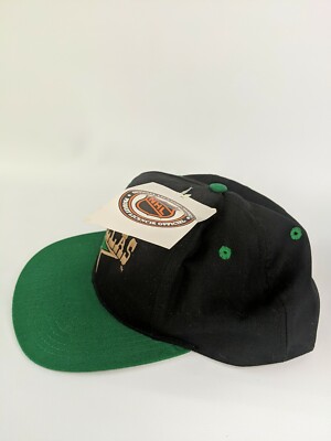 Casquette Snapback Vintage Dallas Stars NHL, Noire, Twins Enterprise, Années 90. En Très Bon état, Avec étiquettes ! Pour Fan De Hockey.