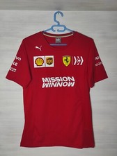 SCUDERIA FERRARI TEAM F1 2018 SHIRT PUMA MISSION 075520092 JERSEY SIZE S