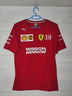 SCUDERIA FERRARI TEAM F1 2018 SHIRT PUMA MISSION 075521719 JERSEY