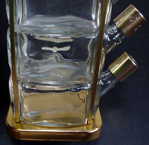 Vintage Garnier Liqueurs Bottle Decanter 4 Stack Liquor Paris France Julius Wile - Picture 17 of 24