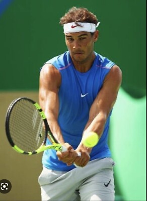 Nike Rafa Nadal 2014 US Open NYC Sleeveless Tennis Shirt Large