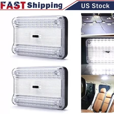 2x 12V 36 LED Interior Cab Dome Light Assembly For Ford Ranger F-100 F-150 F-250