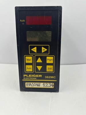Pleiger 362-MC Multi-Function PID Controller   230V AC, Dual Loop, LCD Display