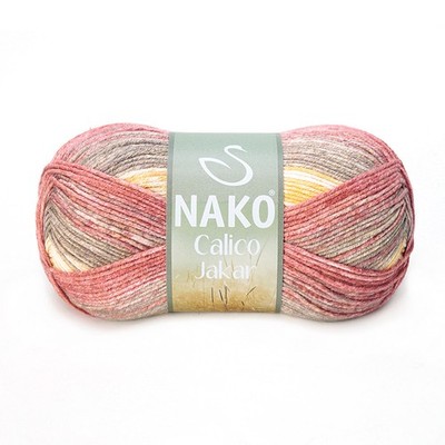 NAKO Calico Jakar 31544 Wolle (100g / ca. 245m lang) 50% Baumwolle / 50% Acryl