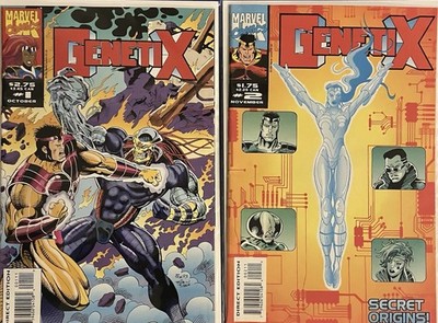 Genetix #1 & #2 1993 Marvel UK Comics