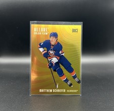 2025-26 Allure Hockey Matthew Schaefer Orange-Yellow