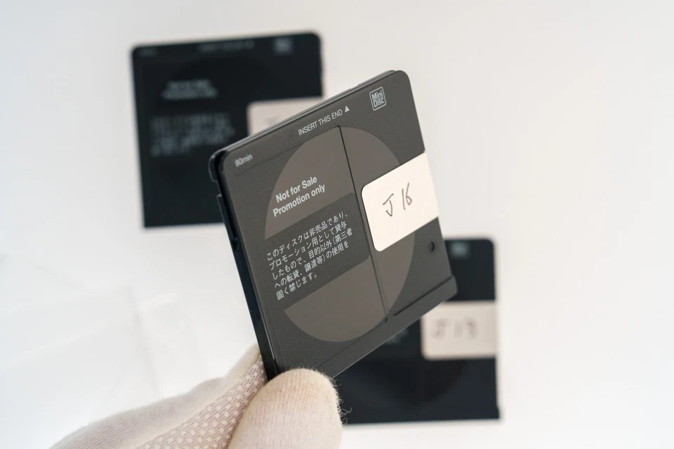 3x MiniDiscos Taiyo Yuden Negros 80 - Promoción "No en Venta" Japón - Raro Sin Marca Foto 4 de 4