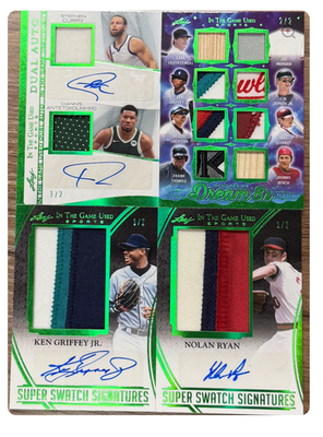2025 Leaf In The Game Used Sports Emerald Edition Hobby Box | eBay