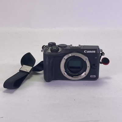 Canon EOS M6 24.2MP Mirrorless Camera 100000 Shutter Count Screen Cracked