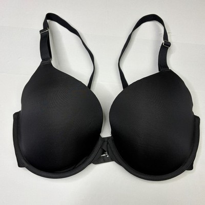 Soma Memorable Full Coverage Bra 34DD Underwire Black Padded Convertible Strap