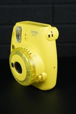 Fujifilm Instax Mini 9 Yellow Instant Camera - Film Tested & Fully Working