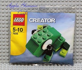 NEW Lego Creator Mini Green FROG Polybag Set 7606 - RARE
