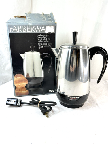 Cavo Alimentazione Per Caffettiera Farberware 138, 138B, 134MW Cavo Alimentazione Per Caffettiera Farberware 138, 138B, 134MW