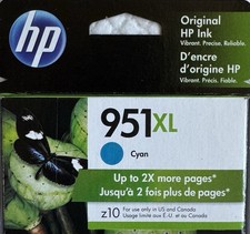 HP 951XL Cyan Ink Cartridge CN046AN OfficeJet Pro Sealed OEM Genuine NOS 2022