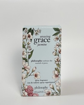 Philosophy Amazing Grace Jasmine EDT 4oz Spray Women New Box Clean Floral