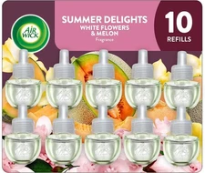 Air Wick Plug in Scented Oil Refill, 10ct, Summer Delights, Scented Oil, Air Fre