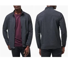 TravisMathew Valley View Full-Zip Performance Jacket Men's XXL Heather Black