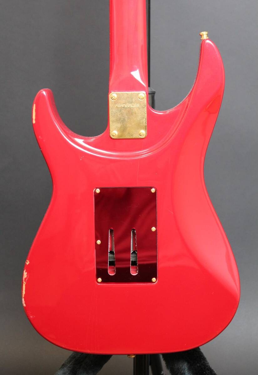 Electric Guitar Fernandes LA-115KK 1990s Red HSS Japan Alder Top