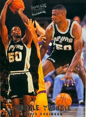 1994-95 Fleer Ultra - Double Trouble*DAVID ROBINSON-SPURS-HOF09*Card No. 8 of 10