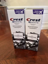 Crest 3D White Deep Clean Whitening Charcoal Mint, 2 Pack , 2.4oz