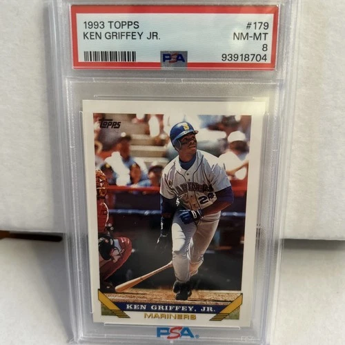 1993 Topps - Ken Griffey Jr #179 Psa 8