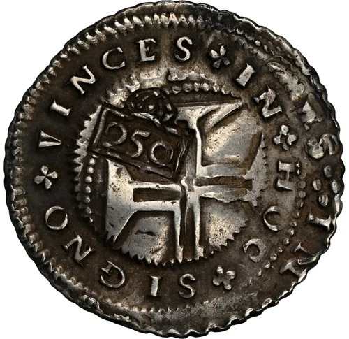 Portugal - 1688 Pedro II Counterstamped 250 Reis - NGC XF45 - HIGHEST GRADED!