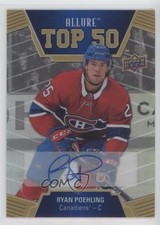 2019-20 Upper Deck Allure Top 50 Blue Auto Ryan Poehling #T50-50 Auto nd3