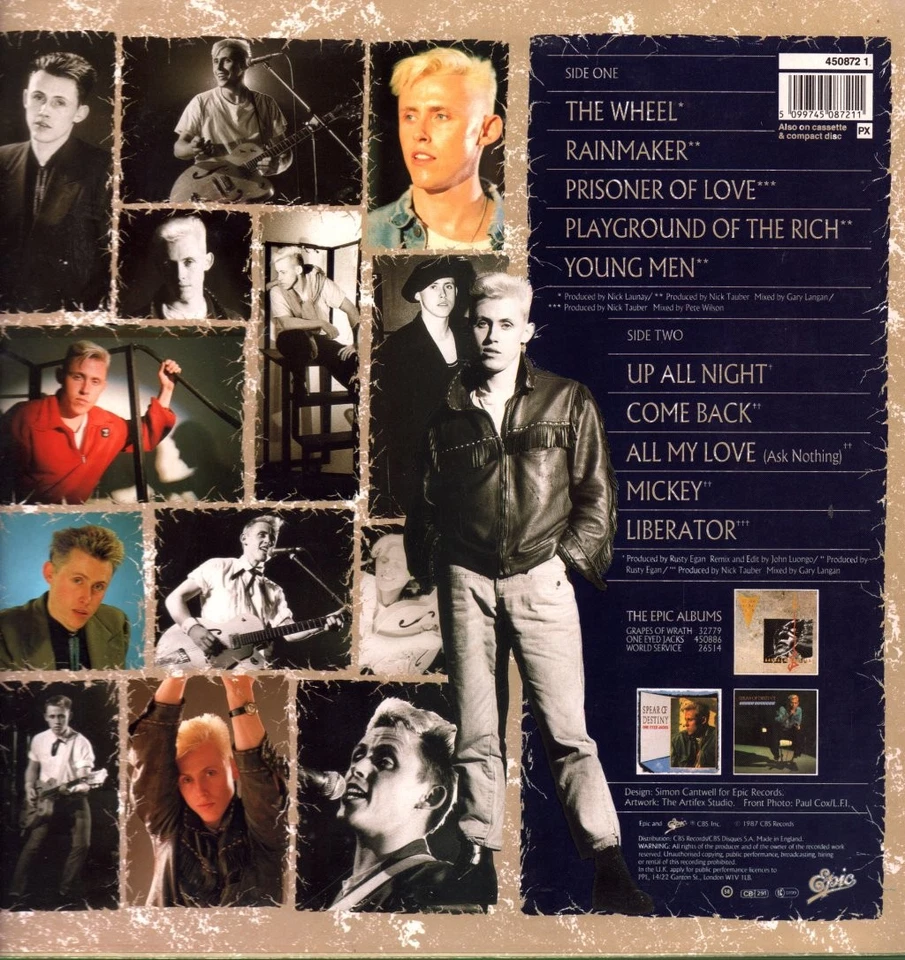 Spear Of Destiny S.O.D. The Epic Years LP Vinyl UK Epic 1987 Kompilations-LP - Bild 2 von 4