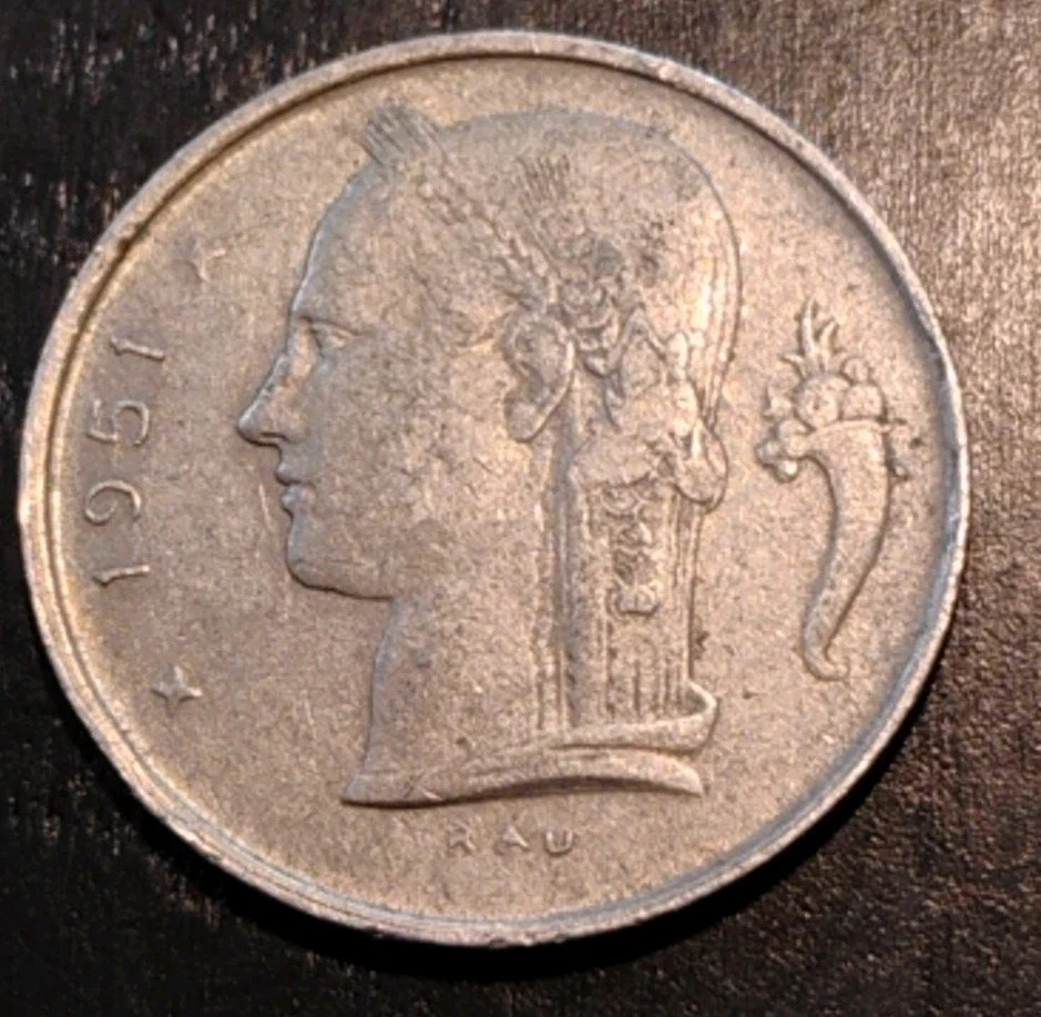 ベルギー 1951年 100フラン銀貨 ベルギー 1954年 100フラン 銀貨 XF | ミスターコインズ