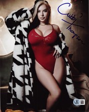 Hot Sexy Cubbi Thompson Signed 8x10 Photo Adult Star Autograph Beckett Hologram