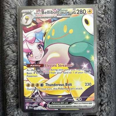 Pokémon Iono's Bellibolt ex 183/159 Journey Together Special Illustration Rare  