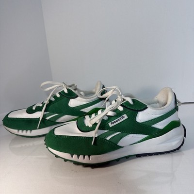 Reebook Galaxy 16 Classic Nylon Suede Sneakers Ortholite Womens Sz 8 Green EUC