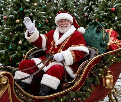 Luxury Santa Claus Costume Professional Father Christmas Suit Outfit New M - XXL