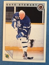 1991-92 Ultimate Original 6 #45 Gaye Stewart Toronto Maple Leafs NHL Tribute