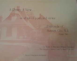 A Penny a View-- An Album of Postcard Views Hardcover Book By Wayne T. McCabe EX
