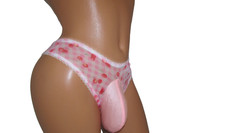 Thong SISSY POUCH PANTIES Crossdress for Men Sz 28-46 XL