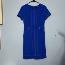 New Tommy Hilfiger Women's Blue Dress Career Work, Professional, Fitted, Size 2
