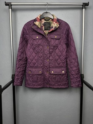Barbour William Morris Womens Ruskin Quilted Jacket Size UK 8